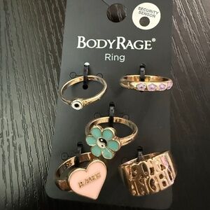 BODYRAGE 5 RING SET RING SIZE 7,8